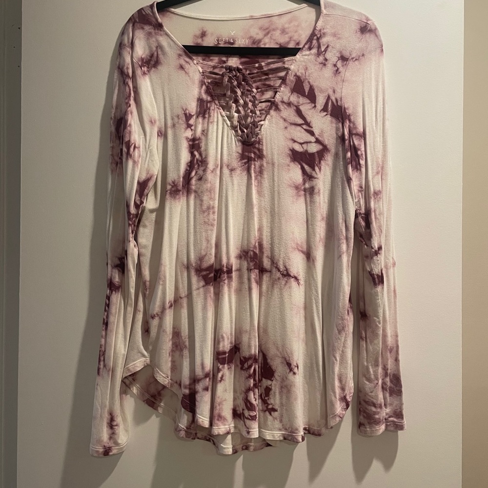 America Eagle Outfitters Tie Dye Top